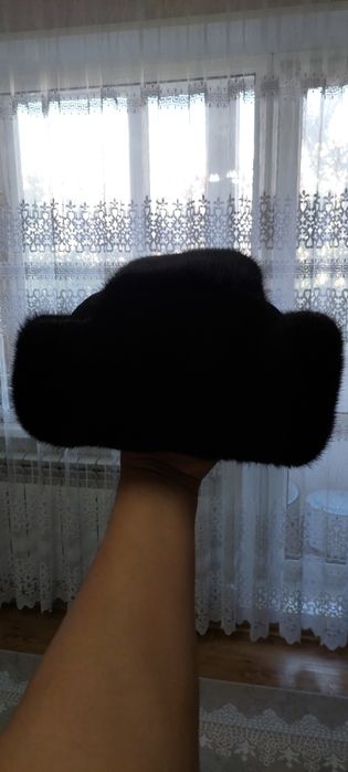 Норковая шапка ушанка