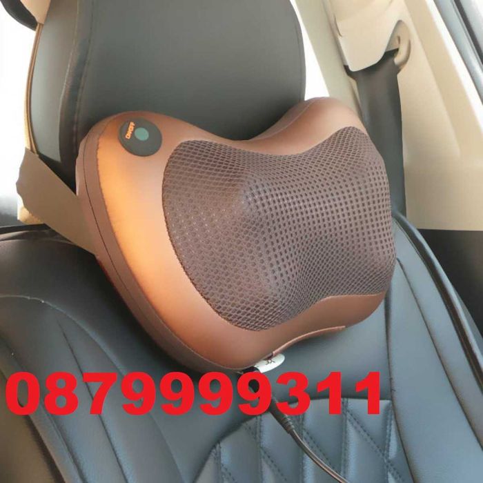 Масажна възглавница масажор цяло тяло рамена врат крака кола шиатсу