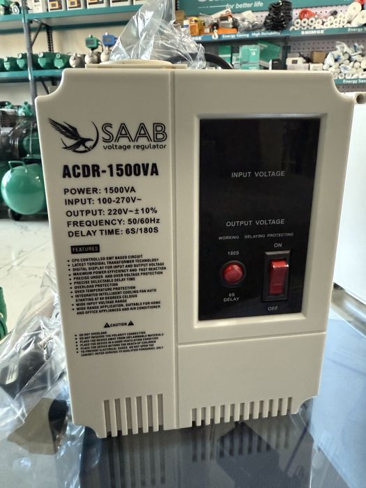 ГАРАНТИЙНЫЙ стабилизатор напряжения SAAB 1000 Вт 220вольт original