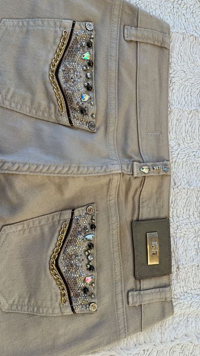 Луксозен панталон с камъни