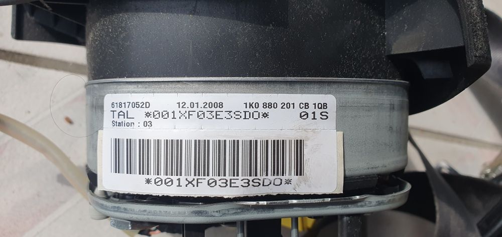 Kit planșă bord Golf 5 Plus / Tiguan cu airbag și centuri 1K0880201CB