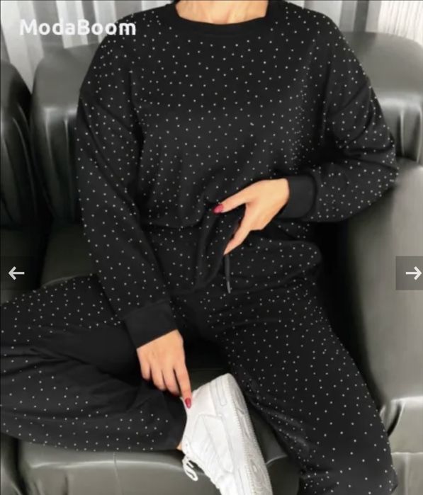 Дамски комплект с камъни