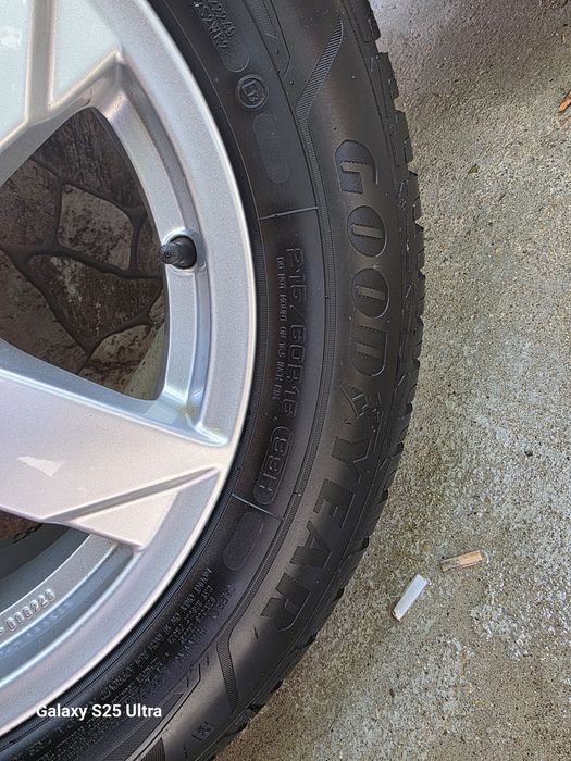 Джанти с гуми 5×112/16 цола vw golf pasat sharan touran kadi