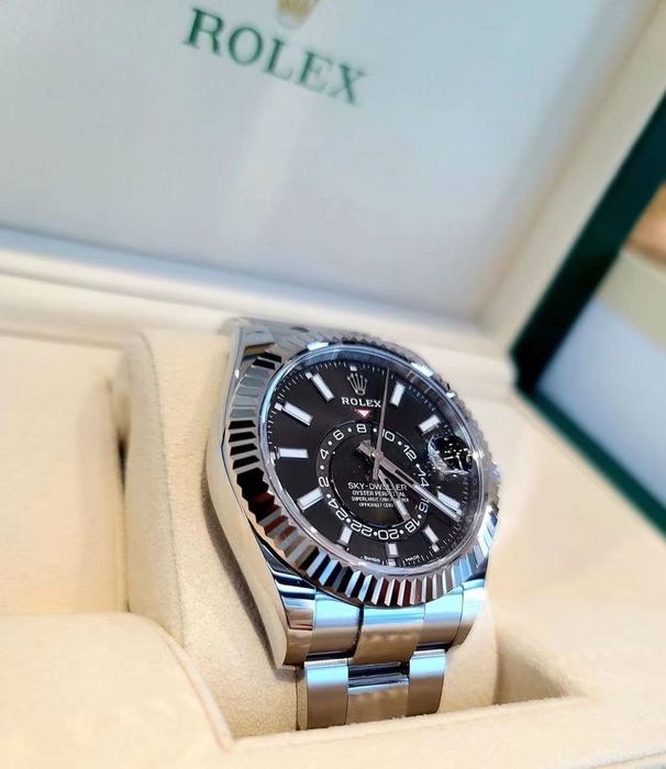 Rolex Sky - Dweller Black Dial Steel