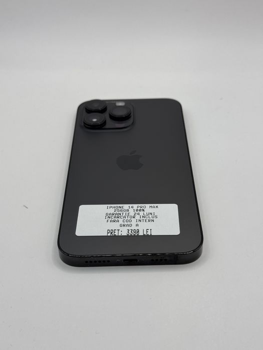 Iphone 14 Pro Max 256GB 100% Grad B Garantie 24 Luni - zonemag.ro