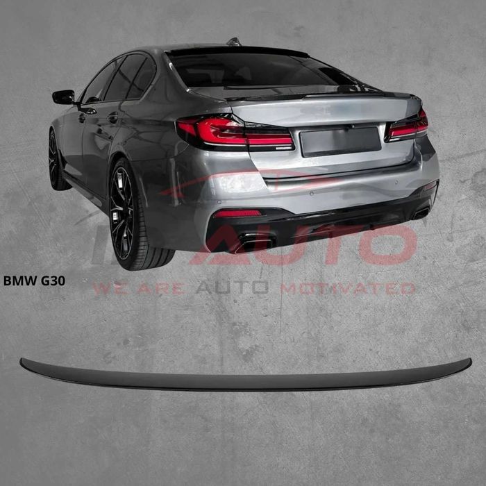 Спойлер за багажник за BMW 5 Series G30 (2017–2023) – M5 Style, черен гланц
