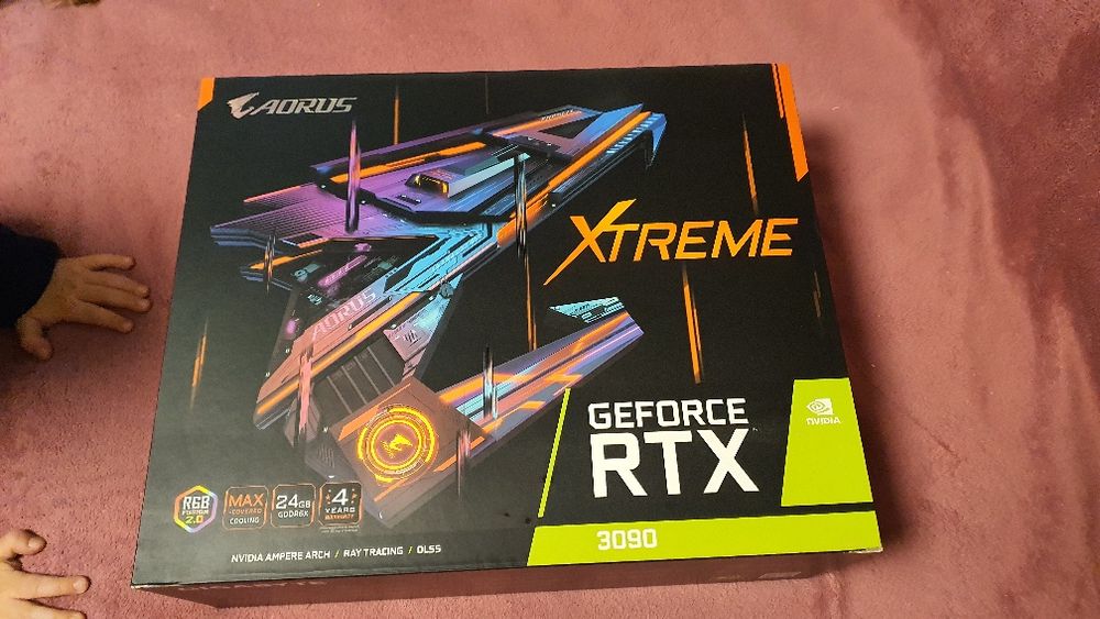 Placa video gaming Nvidia rtx 3090 Gigabyte Auros extreme