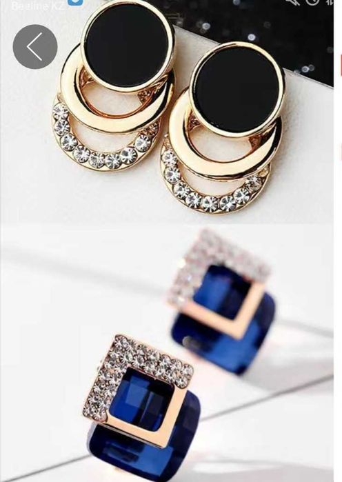 Сережки гвозди 890