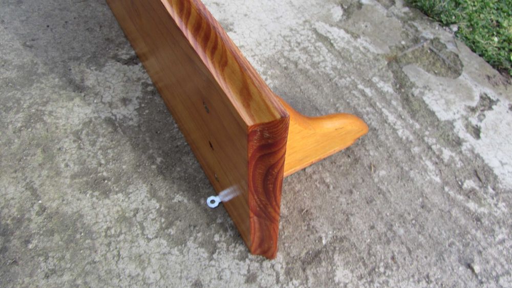 Polita raft pt mirodenii etajera lemn natural masiv frumoasa lacuita