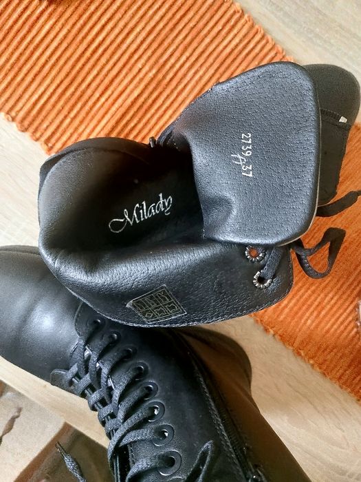 Зимни боти естествена кожа