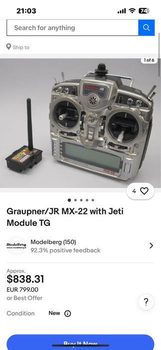 Telecomanda graupner MX 22 35Mhz