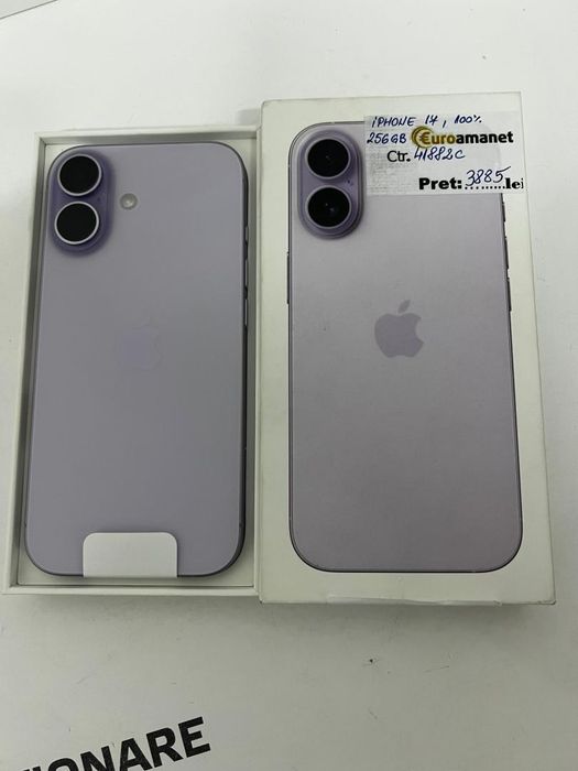 Telefon mobil Apple iPhone 17, 256GB, 5G, Lavender -I-