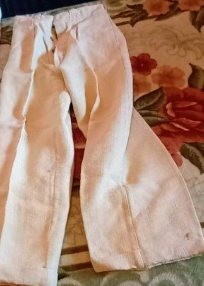 VANDUT-----_Pantaloni traditionali din țesătură de cânepă