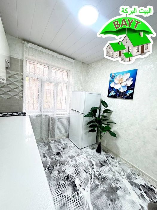 * МЕТРО ХАМЗА 1/1/4 Чиланзар 5 квартал Евроремонт МЕБ+ТЕХ Продаётся