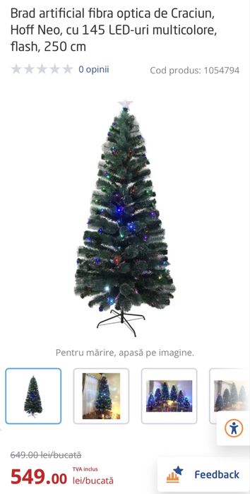 Brad de craciun ca NOU