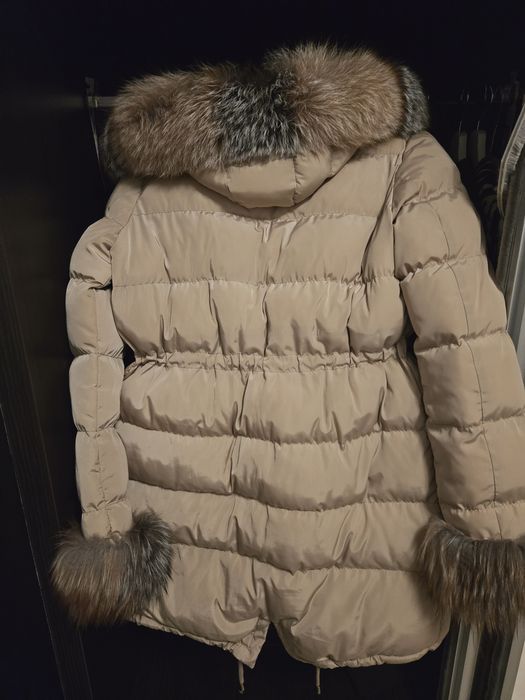 Haina de fas cu blana vulpe aramie