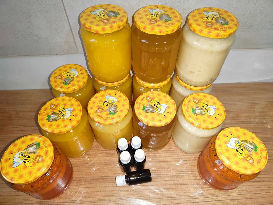 Miere de albine si tinctura de propolis