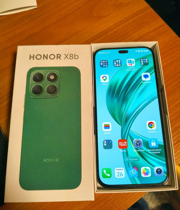 Honor x8b 256GB, 108 MP камера, 8GB RAM