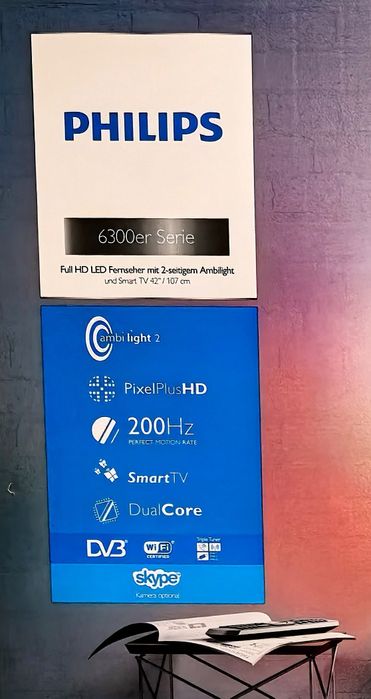 Philips 42PFH6309/88 42" Smart TV/3D Ambilight – за части / ремонт