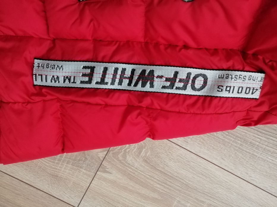 Off-White мъжки елек в червен цвят L XL