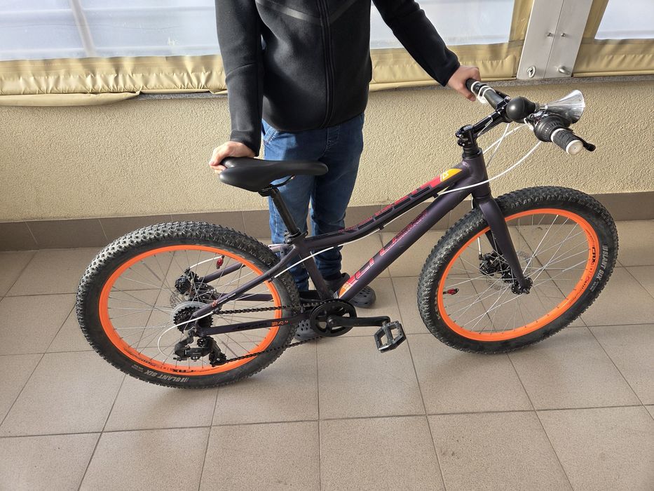Детски велосипед Cross Rebel 24" x310, тъмно лилав за 8-12 год.