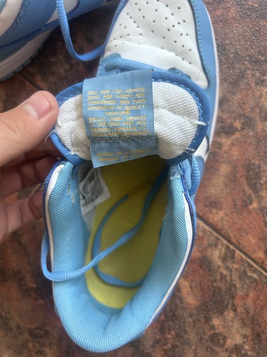 Nike dunk low светло-синьо