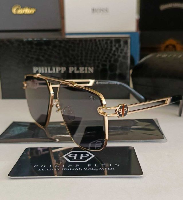 Очки Philipp Plein Lux Gold Black снижение цен