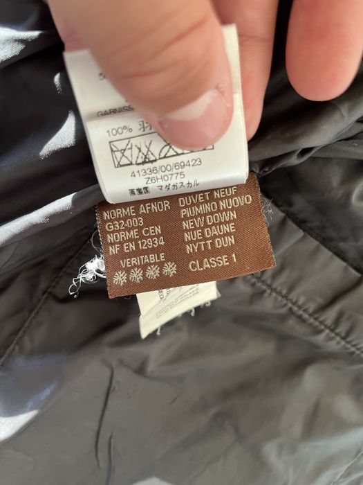 Рядко винтидж яке Moncler (Размер 3 / L) – 60% Вълна и естествен пух, Pepper Grenoble