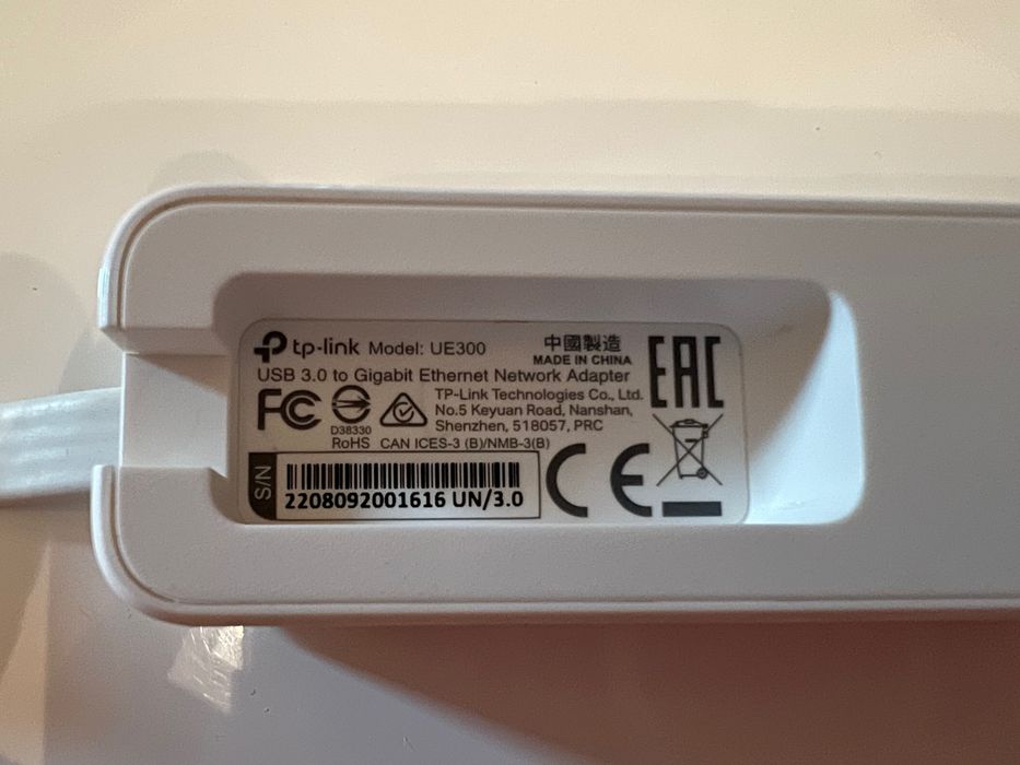 Adaptor Ethernet TP-Link UE300