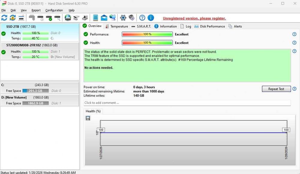SSD Kingston A400 2 TB SATA-III 2.5 inch.