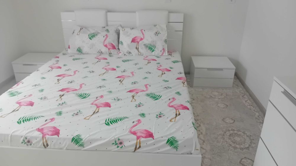 Спално бельо от ранфорс Flamingo