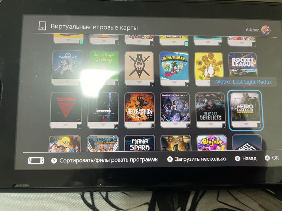 продам Nintenda swith с 60+ играми