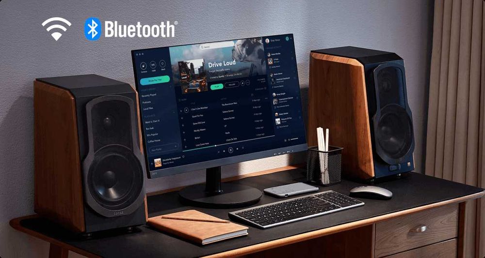 Колонки Edifier S1000W Wi-Fi акустика Hi-Res 120 Вт. Доставка по Узб