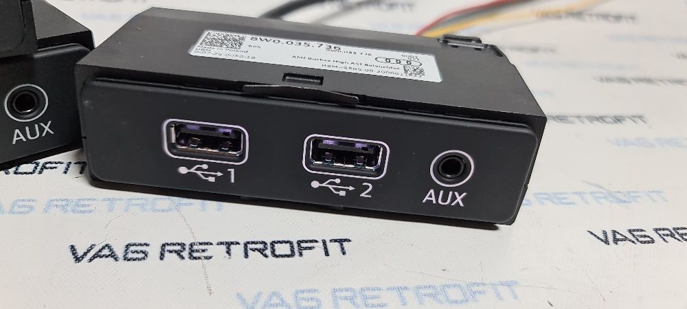 USB Audi A4 B9 A5 F5 8W0035736 / 8W0 035 736 Carplay Android Audi