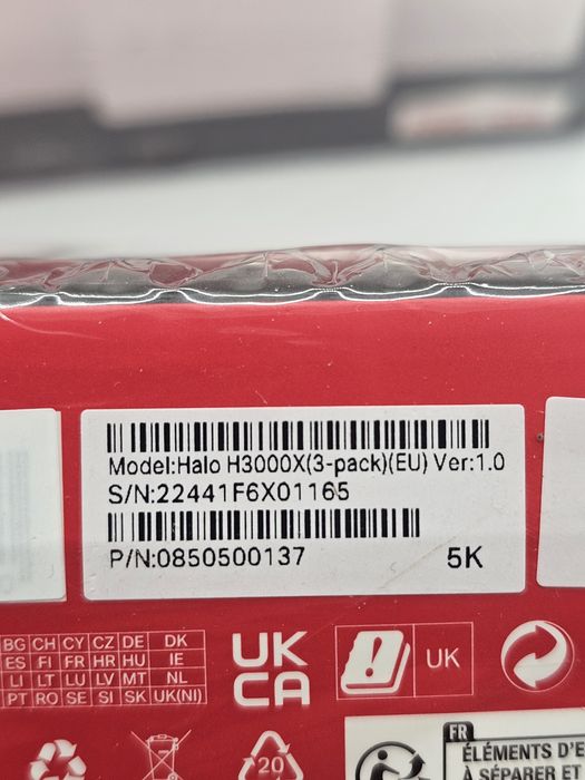 Mercusys TP-Link Halo H3000X (pachet de 3) WiFi 6 Mesh AX3000Mbps