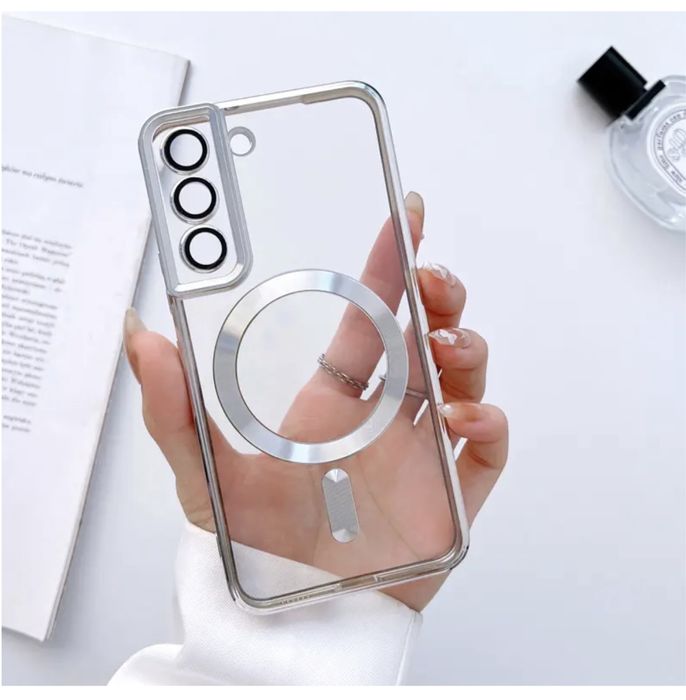 Samsung S21/S22/S23/S24/S25 Husa Silicon Incarcare Wireless Margine