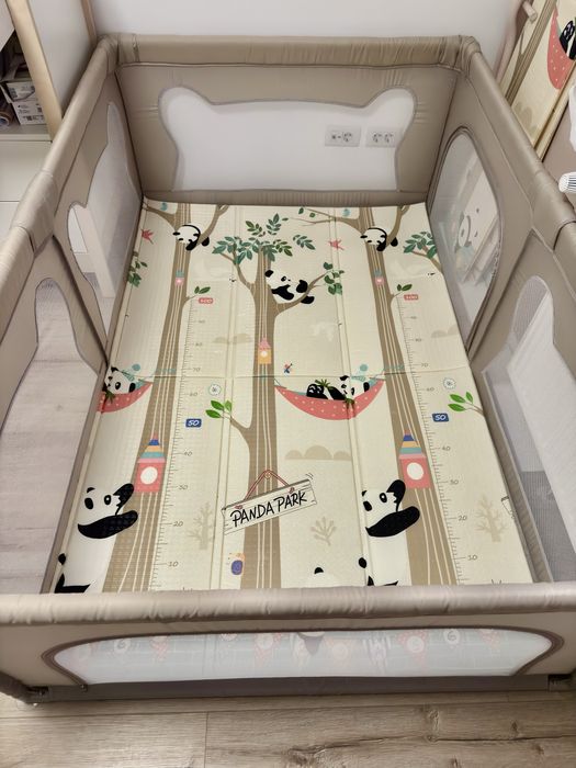 Tarc de Joaca Lionelo Willow 127x187 + Covor Joaca Spuma