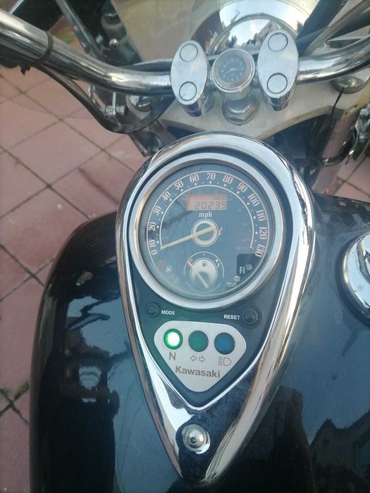 Motocicleta Kawasaki Vulcan, VN 1500 Classic tourer. 2007
