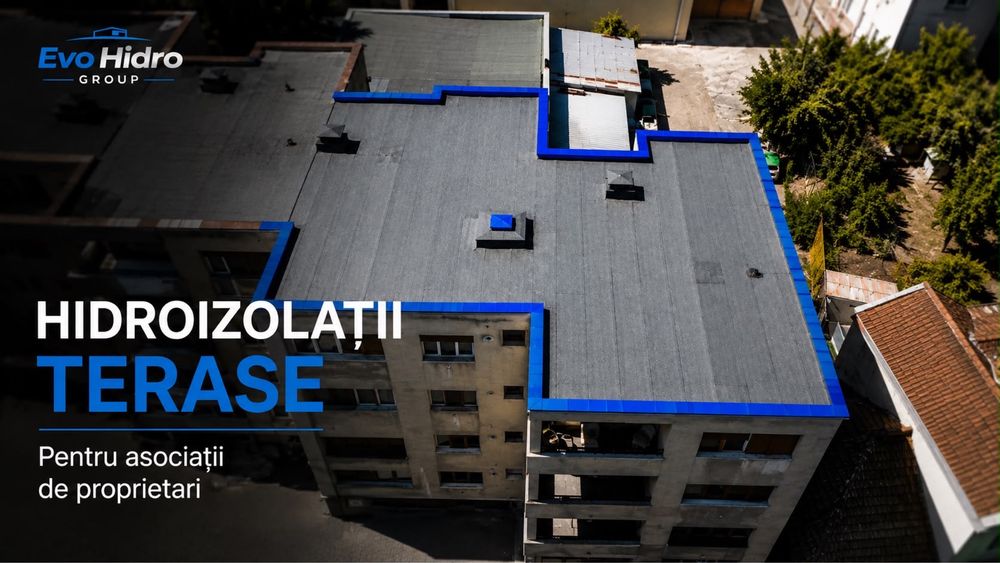 Hidroizolatii profesionale Timisoara l Terase l Acoperisuri l  TPO/PVC I Bituminoase