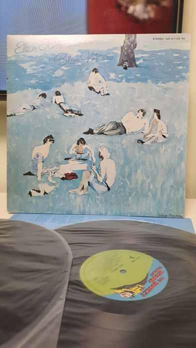 Elton  John   2 pl  +++ Blue Moves  Japan  !