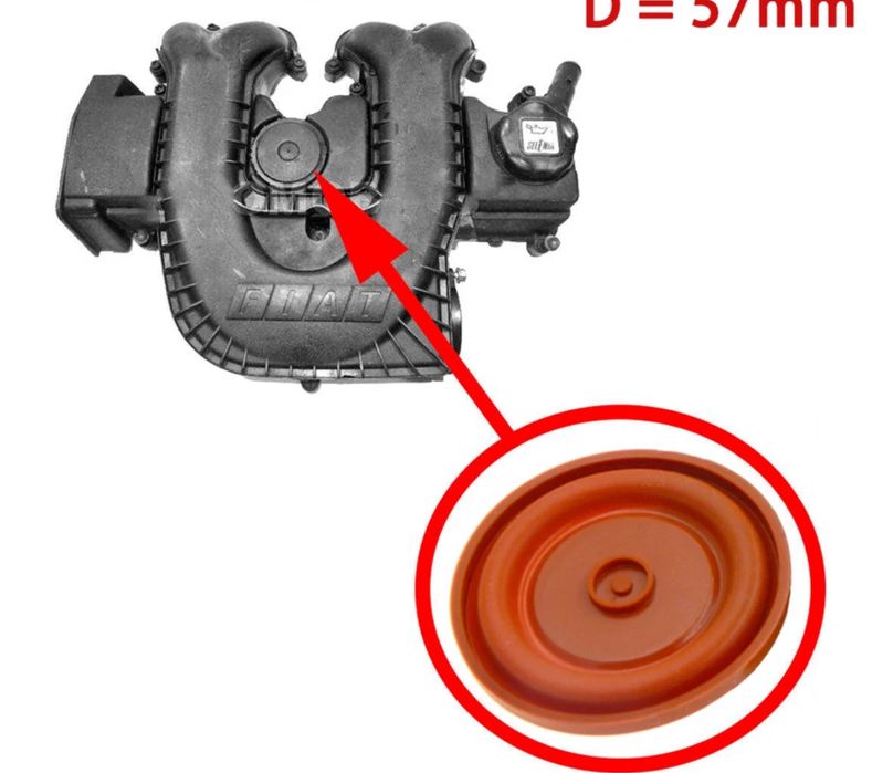 Supapa Valva Pcv Membrana Capac Tacheti Fiat Alfa Romeo Opel 1.9 Cdti