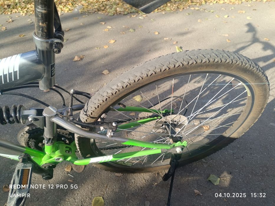 Велосипед скоростной двуподвес