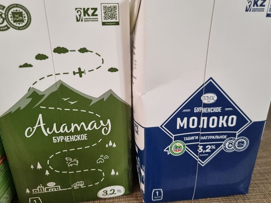 Молоко пакетированное