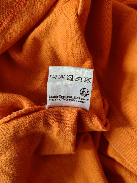 Tricou Lacoste polo portocaliu
