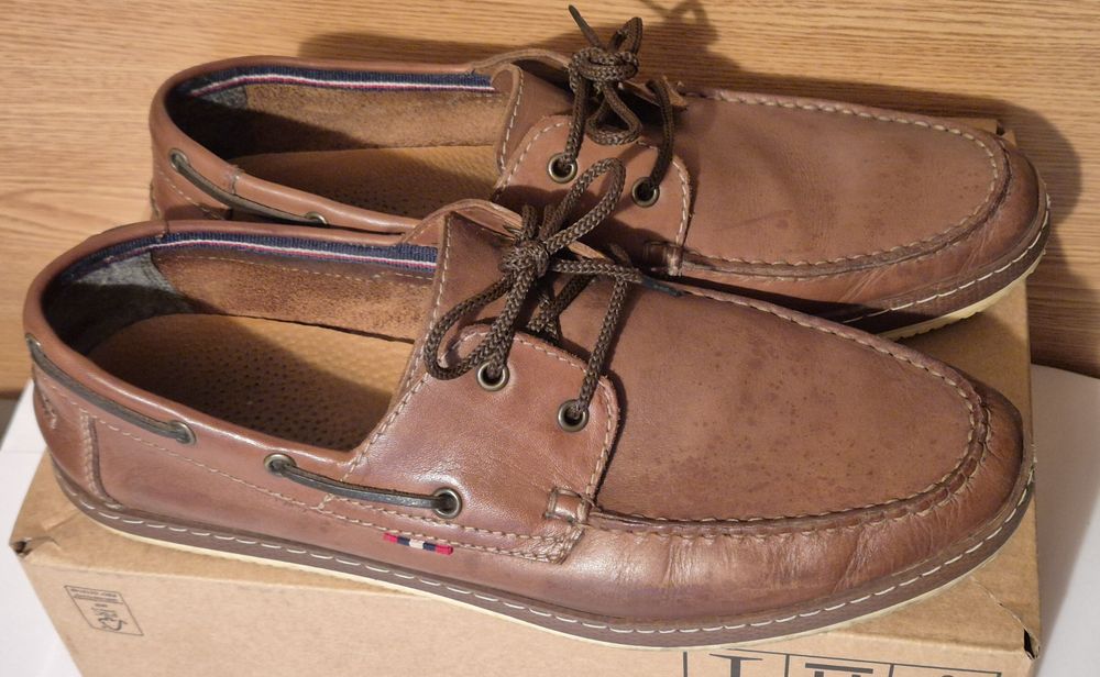 Mocasini piele naturală Tommy Hilfiger M44