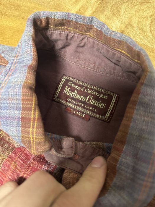 Рубашка Marlboro Classic винтаж vintage