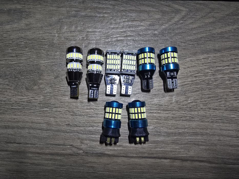 Bec led leduri auto p21/5w p21w py21w pw24w w21w w21/5w t15 w16w ba15s