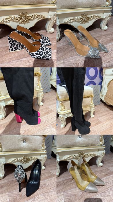 Продаются б/у: туфли,боди и т.д