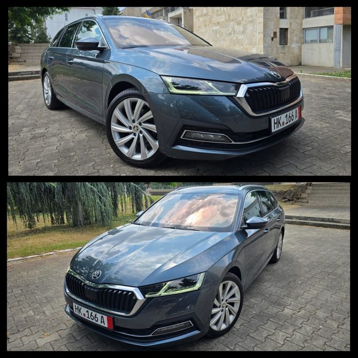 Skoda Octavia IV First Edition DSG 150CP Virtual Cockpit Matrix Tabletă Alcantara Ambientale Acc Front Assist Lane Assist Keyless Go  Cameră Cârlig E6