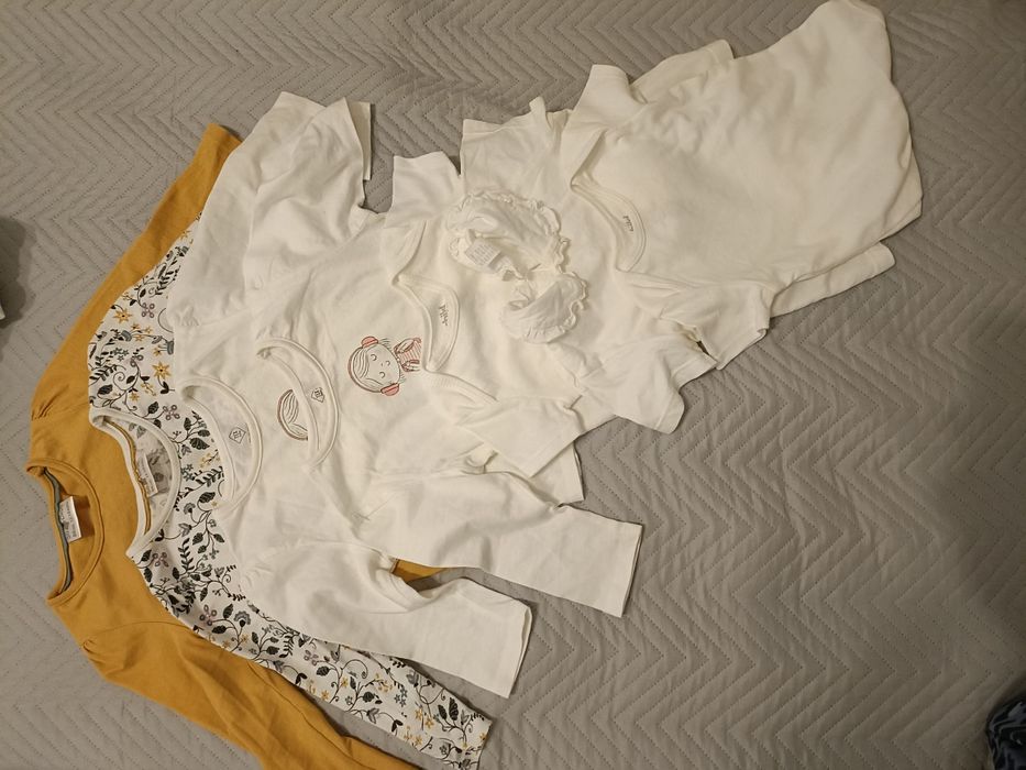 Lot 80 articole haine fetita 9-18luni